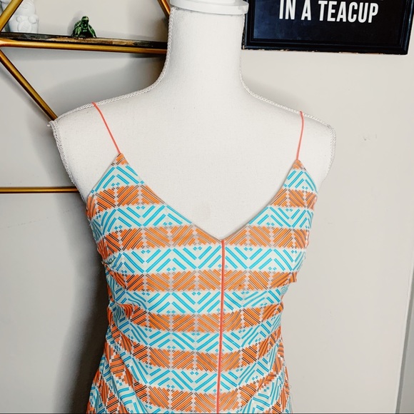 J. Crew Collection Silk printed shift dress M1354 - Picture 3 of 7